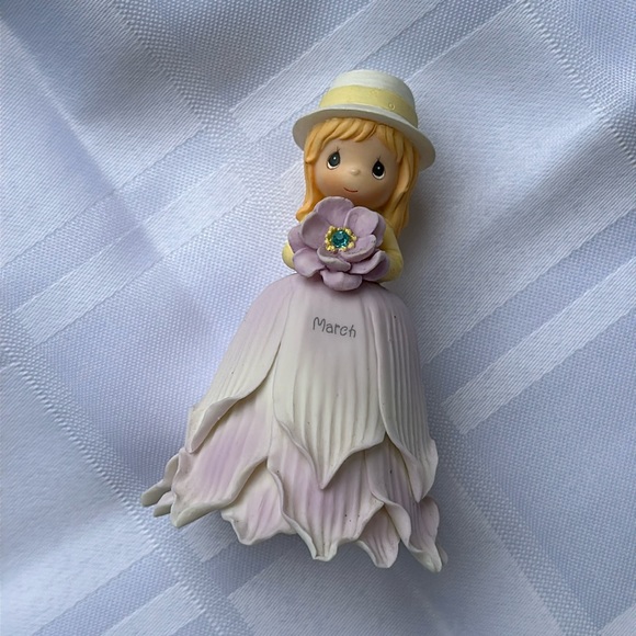 Vintage Y2K 2000 PMI Precious Moment Bell Month March - Picture 1 of 9